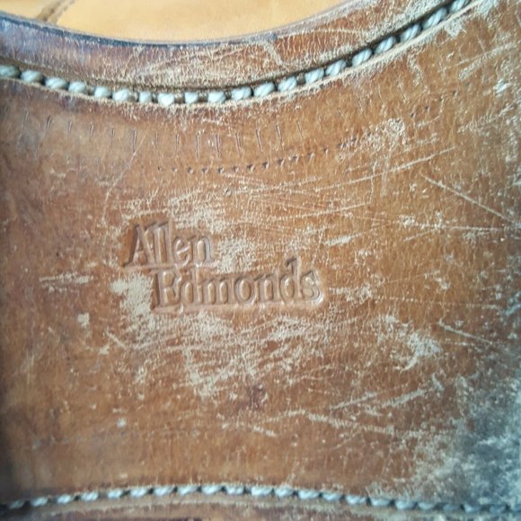 Mens Allen Edmonds Hillcrest Oxfords Dress Shoes Size 10 D Brown Leather main image 9